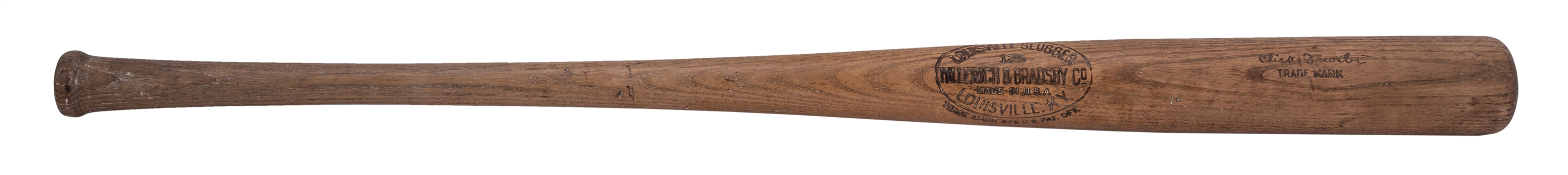 1925-28 Chick Fewster Game Used Hillerich & Bradsby Professional Model Bat (PSA/DNA GU 8, MEARS)